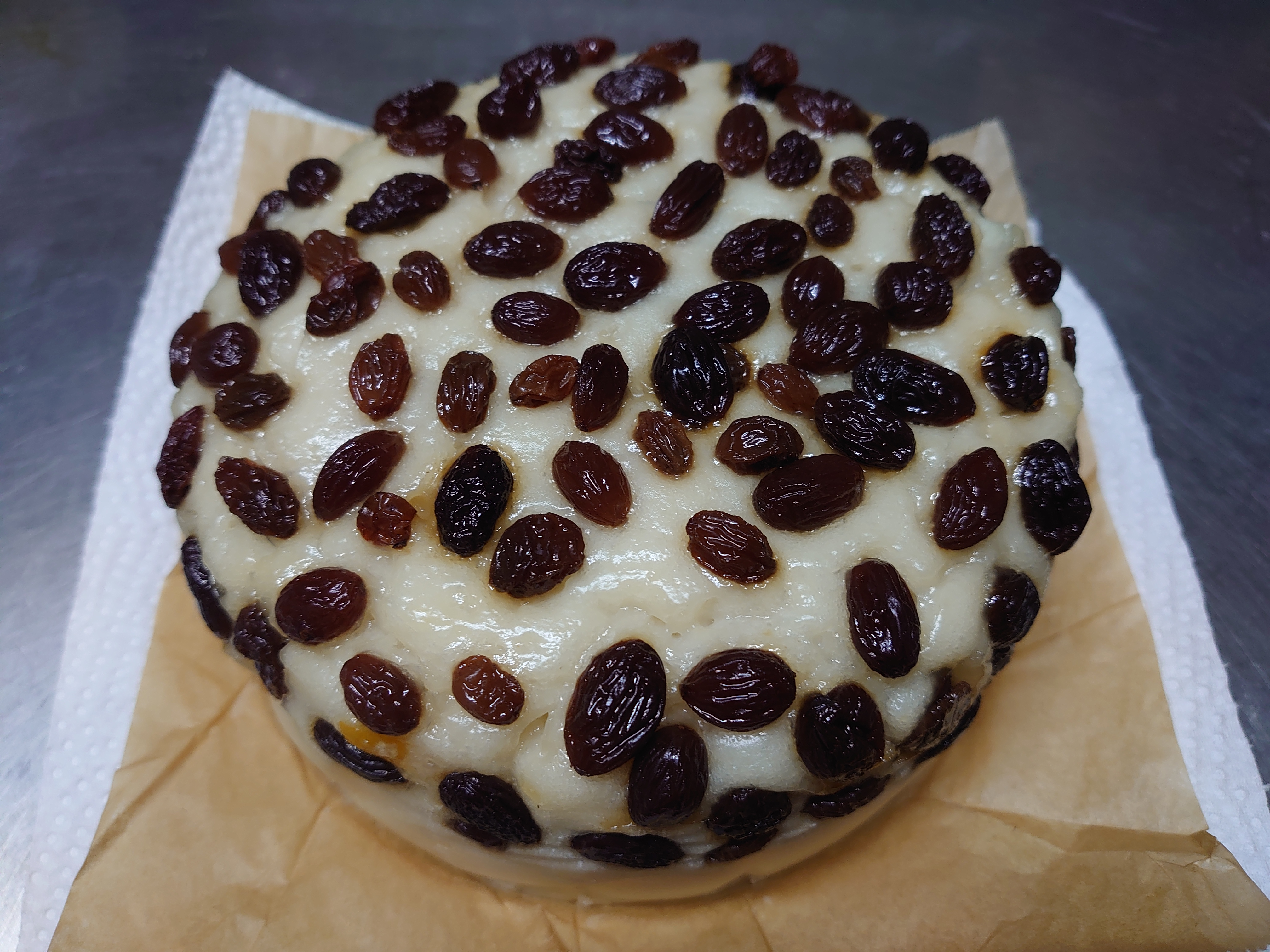 【グルテンフリー】柚子とレーズンの米粉蒸しパン